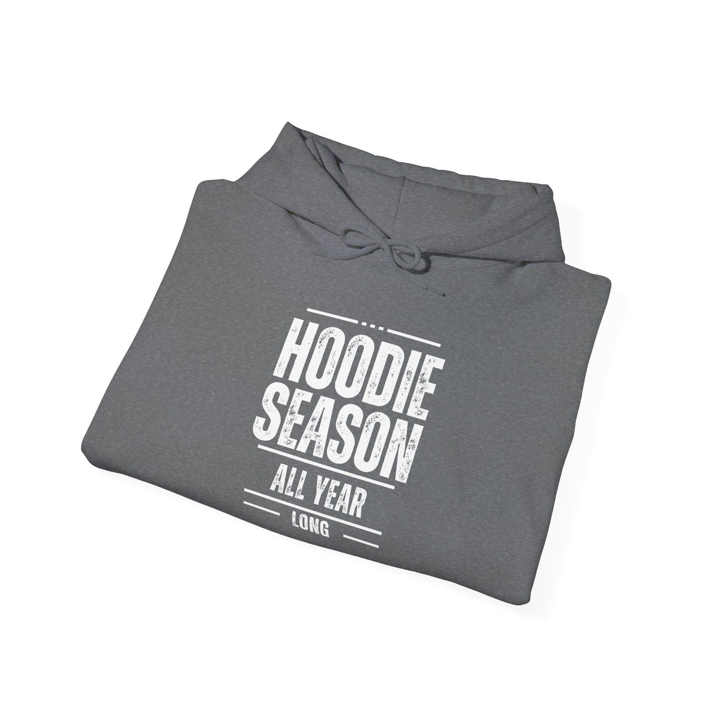 All Season Long Hoodie - Hoodie Addict Statement Unisex Heavy Hooded Sweatshirt - Black