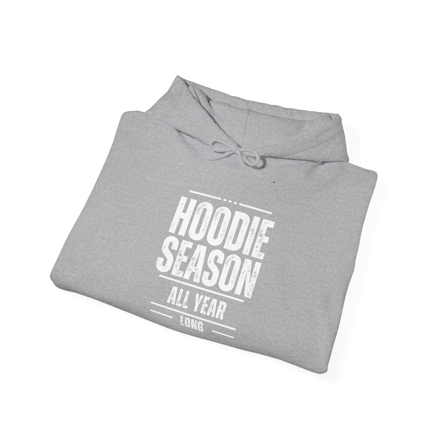 All Season Long Hoodie - Hoodie Addict Statement Unisex Heavy Hooded Sweatshirt - Black