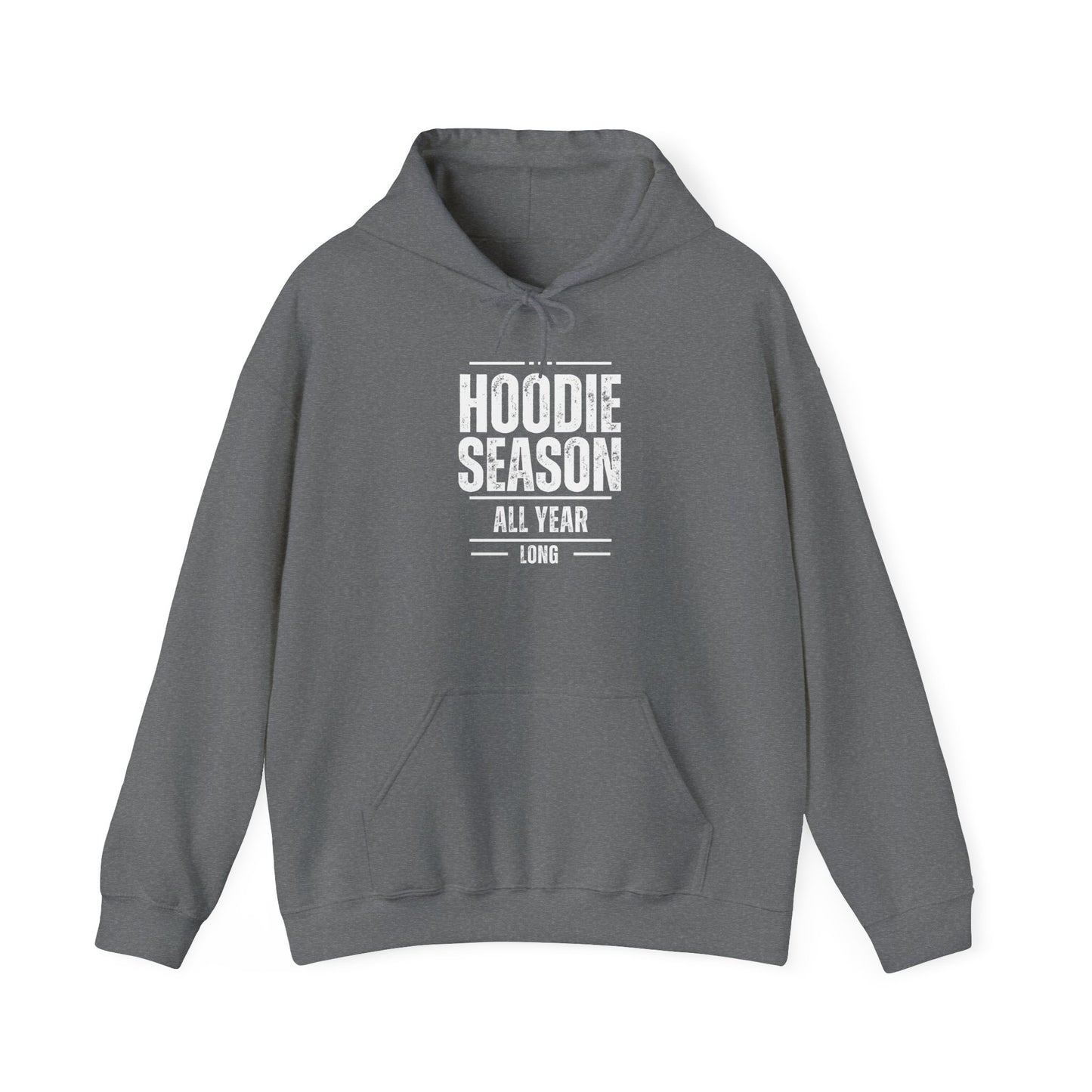 All Season Long Hoodie - Hoodie Addict Statement Unisex Heavy Hooded Sweatshirt - Black