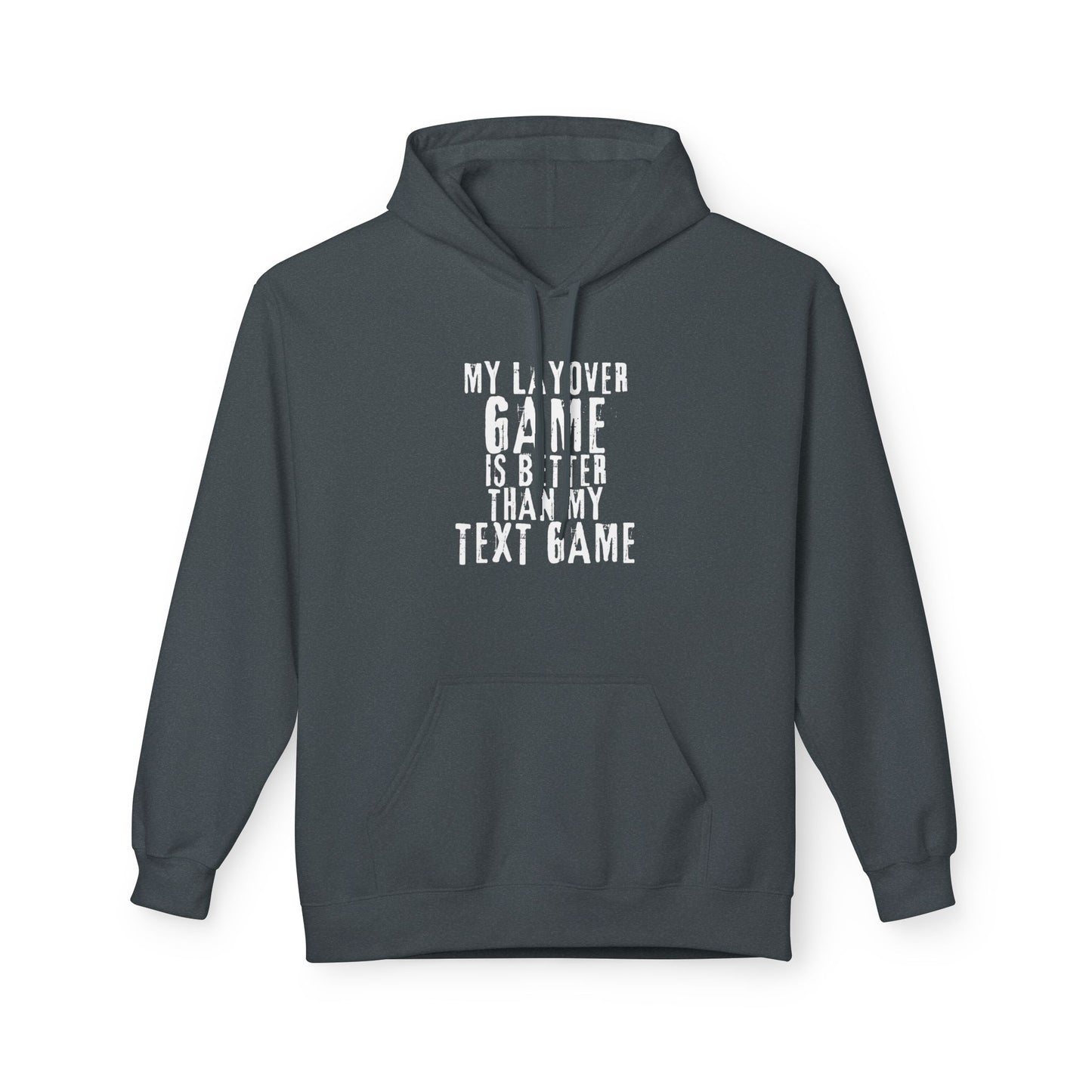 Layover Game Unisex Softstyle Fleece Statement Hoodie