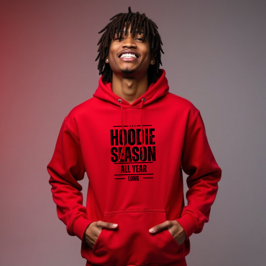 All Season Long Hoodie - Hoodie Addict Statement Unisex Heavy Hooded Sweatshirt