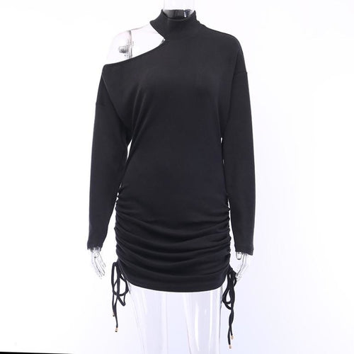 Layla Knit Cold Shoulder Sweater Dress