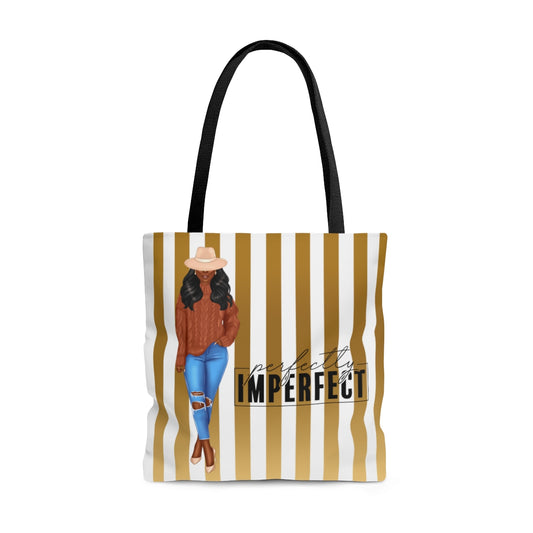 Perfectly Imperfect Striped Tote Bag